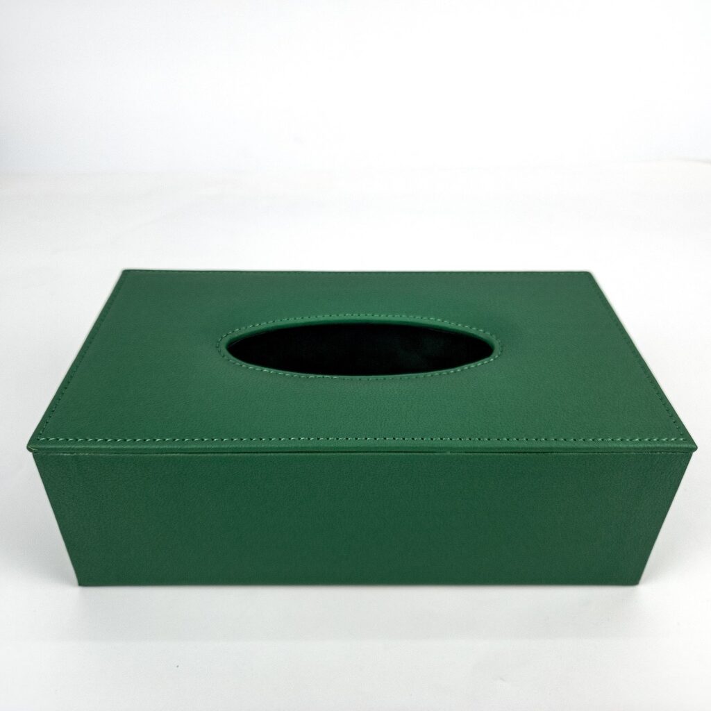 Leather Tissue Box Manufacturer | BoxartDubai.com